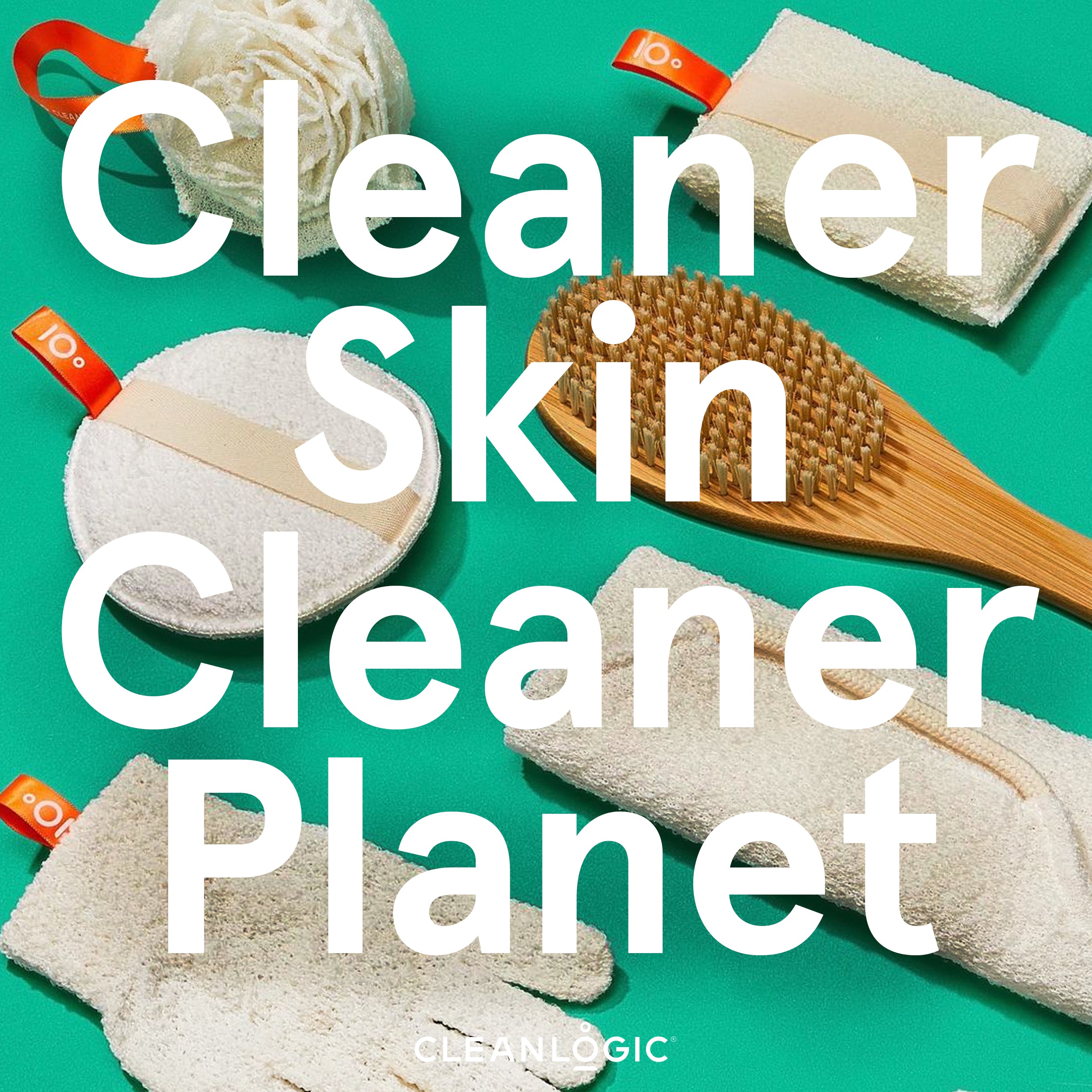 Cleanlogic Sustainable Eco-Friendly Exfoliation Gift Set