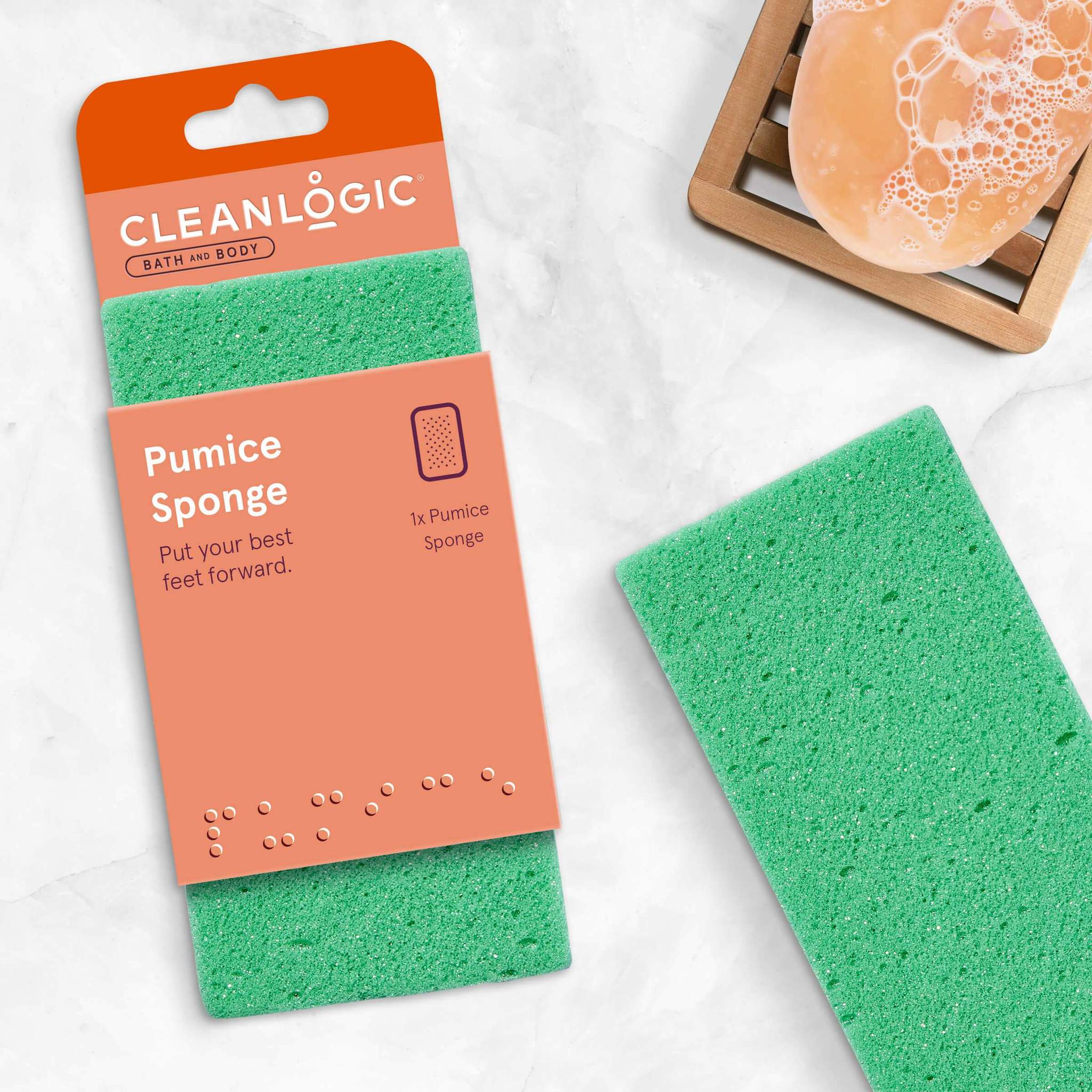 Cleanlogic Bath & Body Pumice Sponge