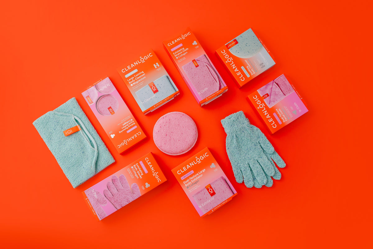 Introducing Cleanlogic Infusions: Everyday Bath Tools, Now With Skincare Built In | Cleanlogic