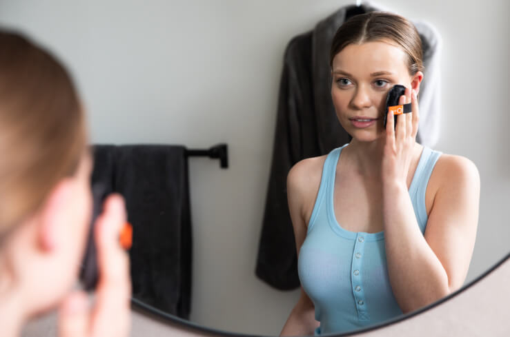 Exfoliating + Makeup