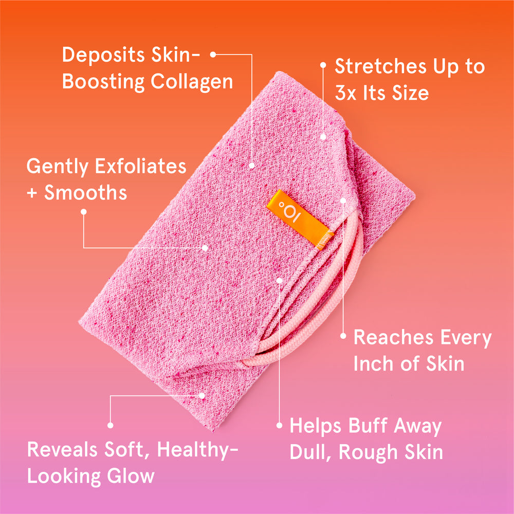 Infusions Exfoliating Stretch Cloth + Collagen