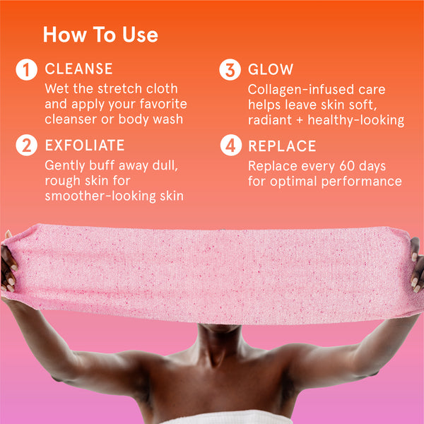 Infusions Exfoliating Stretch Cloth + Collagen