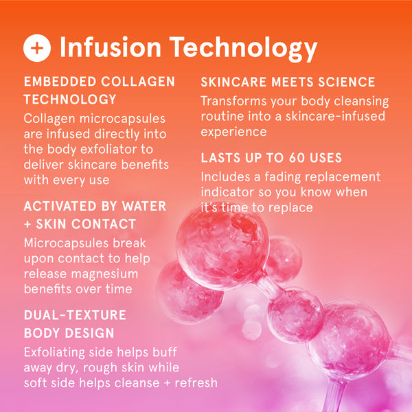 Infusions Dual Texture Body Exfoliator + Collagen