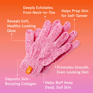 Infusions Exfoliating Body Gloves + Collagen