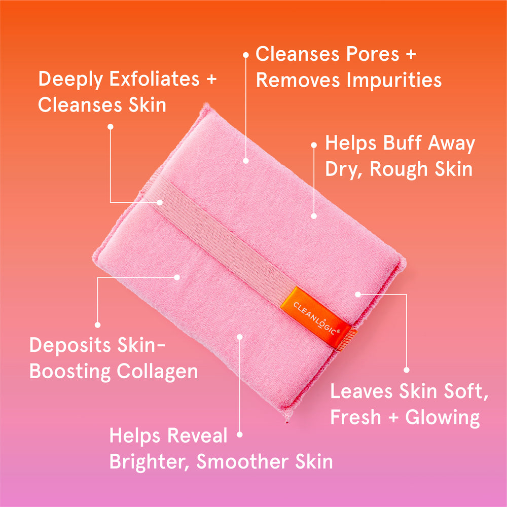 Infusions Dual-Texture Large Body Exfoliator + Collagen