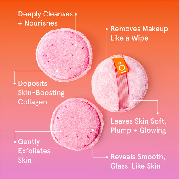 Infusions Makeup Removing Facial Buffers + Collagen