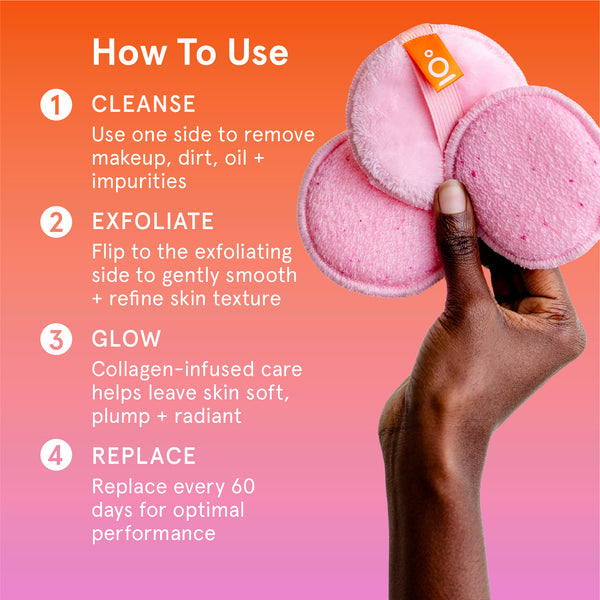Infusions Makeup Removing Facial Buffers + Collagen