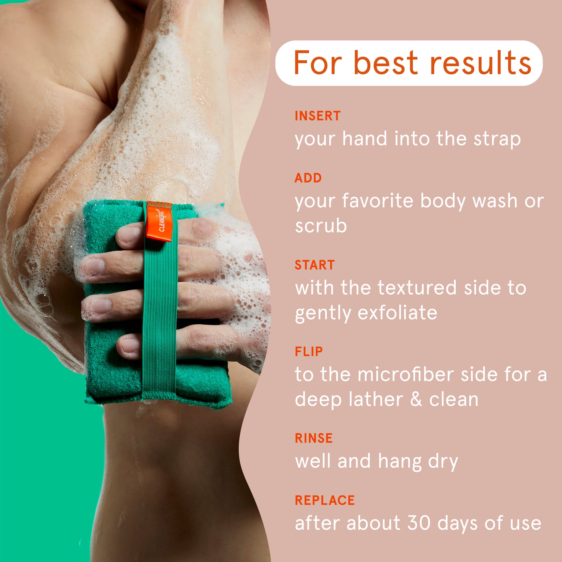 Bath and Body Sensitive Skin 2-in-1 Body Exfoliators
