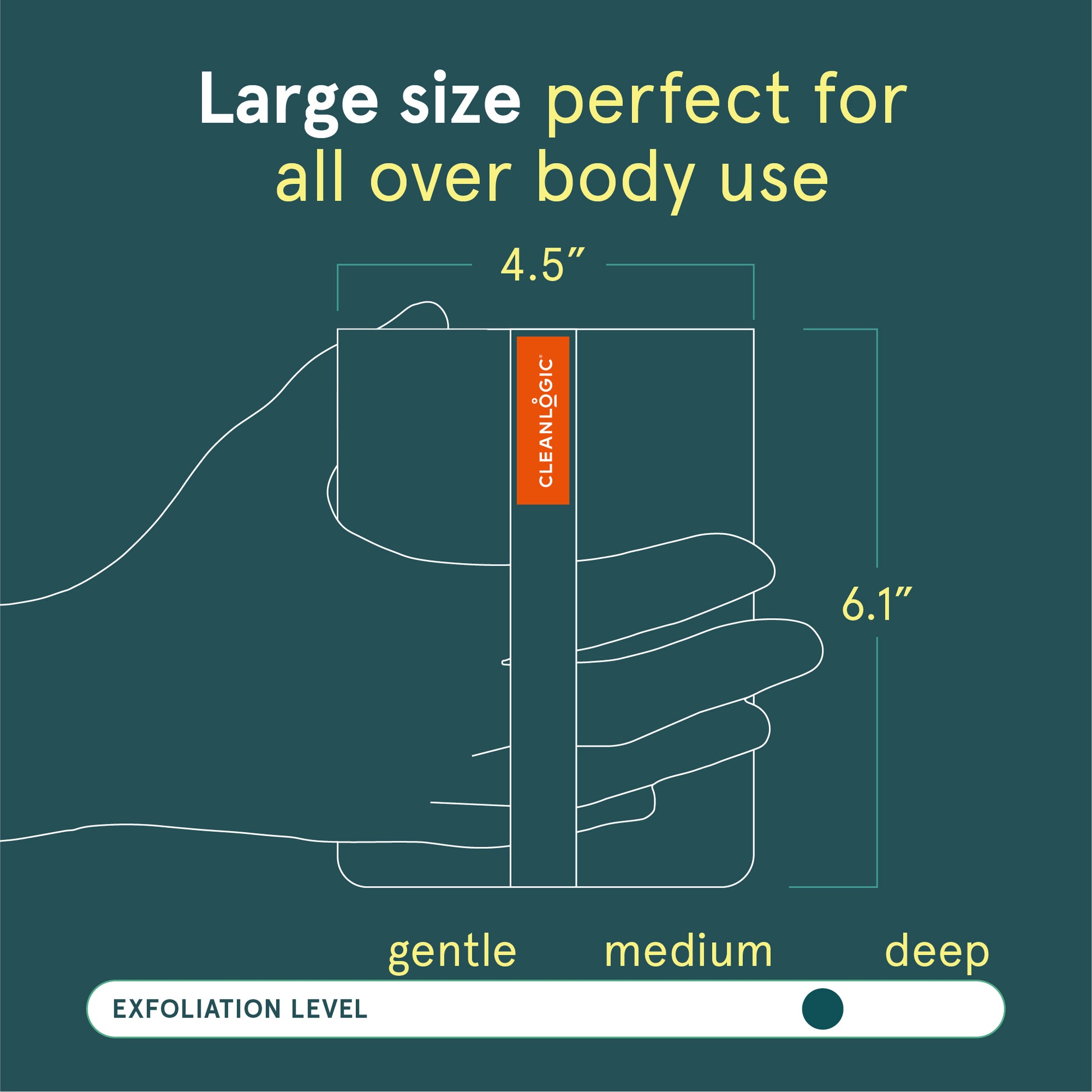 Sport Large Body Exfoliator