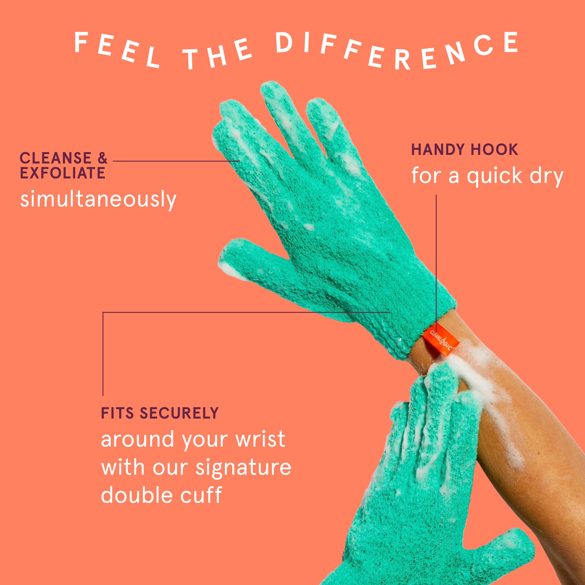 Bath and Body Exfoliating Body Gloves