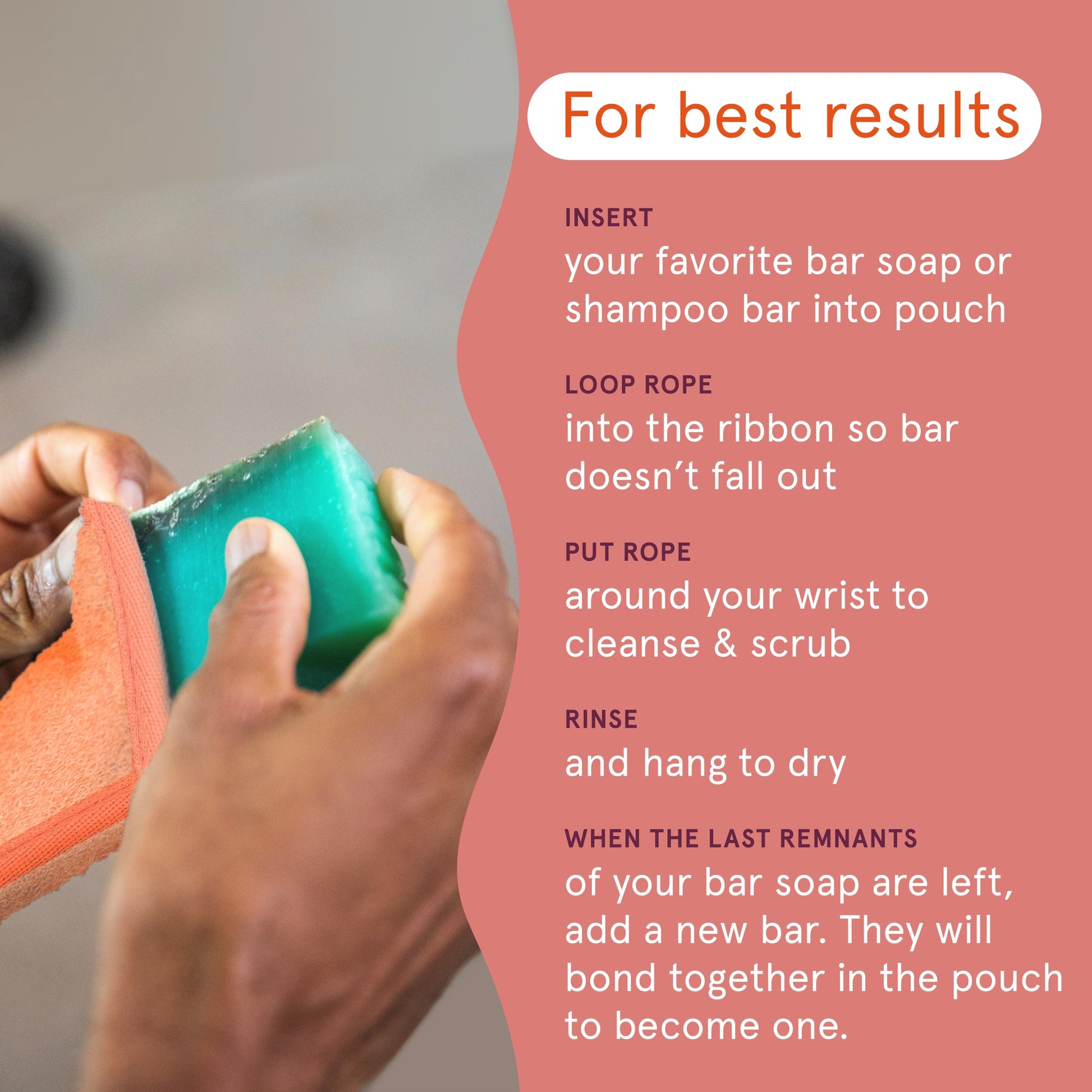 Bath and Body Exfoliating Soap Saver