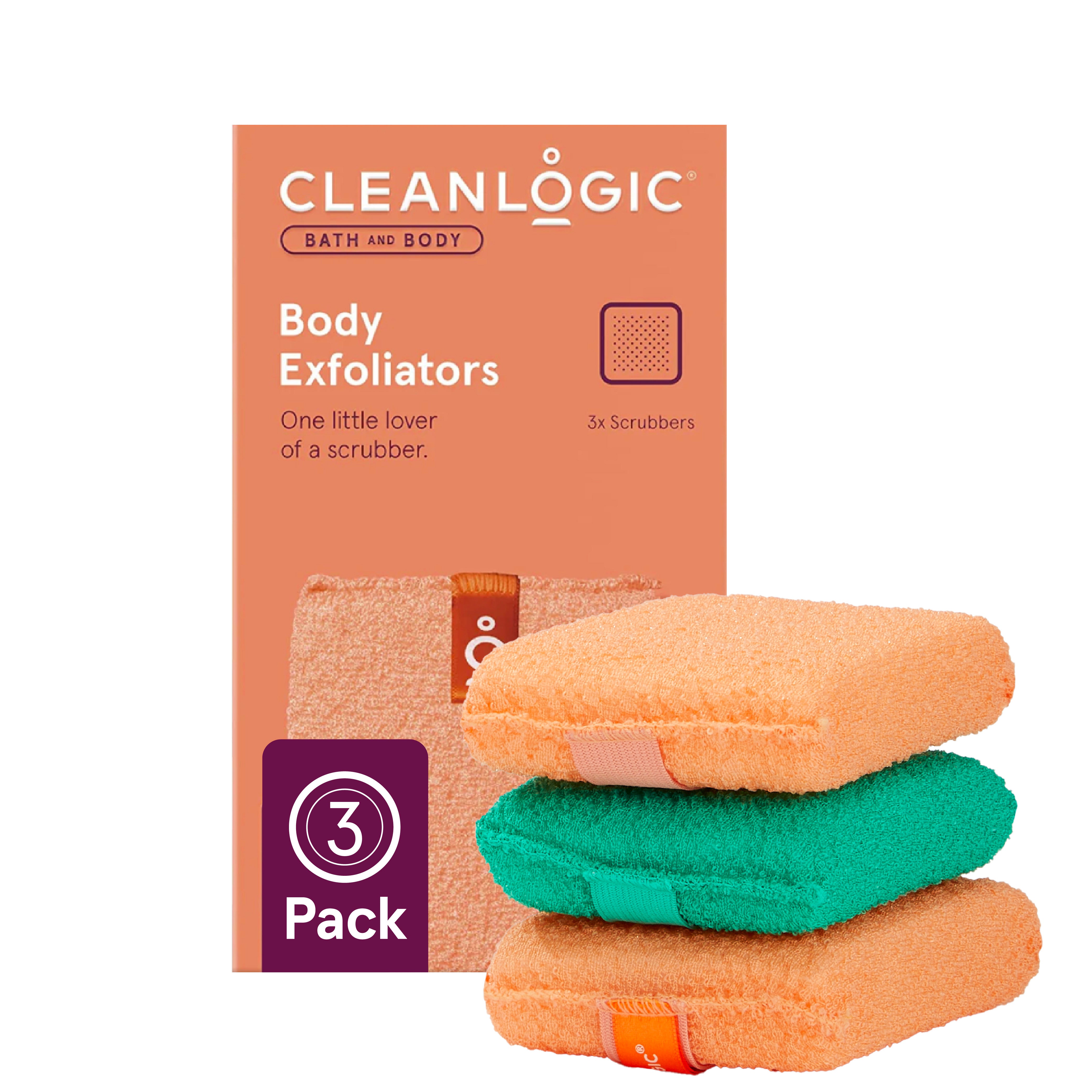 Bath and Body Body Exfoliators, Assorted Colors, 3 Count