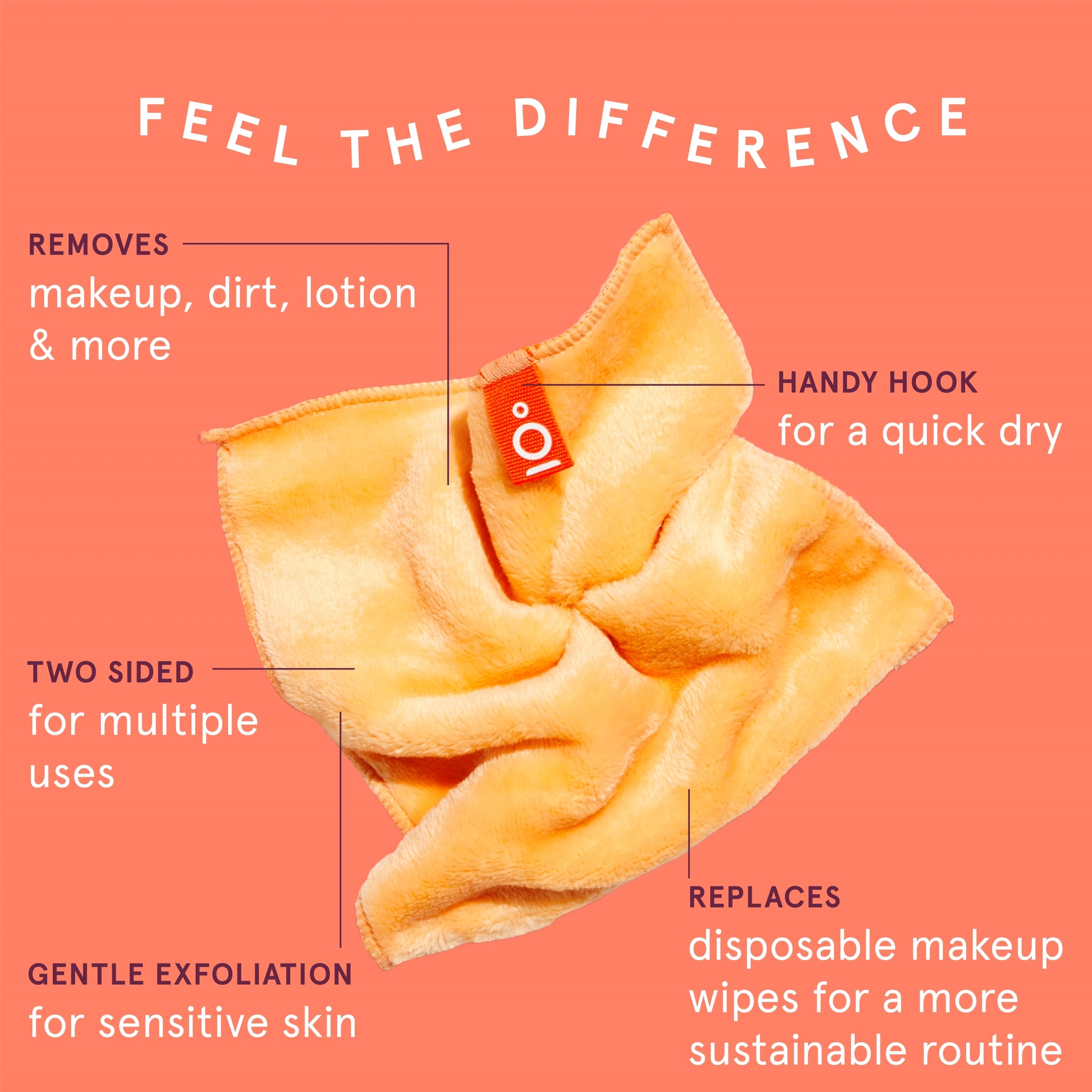 Bath and Body Sensitive Skin Dual-Texture Face Cloths, Assorted Colors, 3 Count