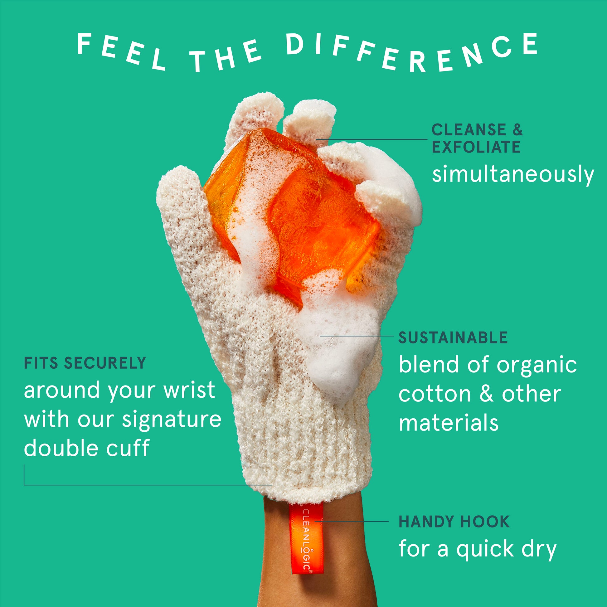 Sustainable Exfoliating Body Gloves
