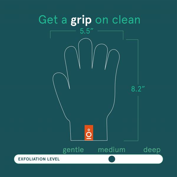 Sustainable Exfoliating Body Gloves