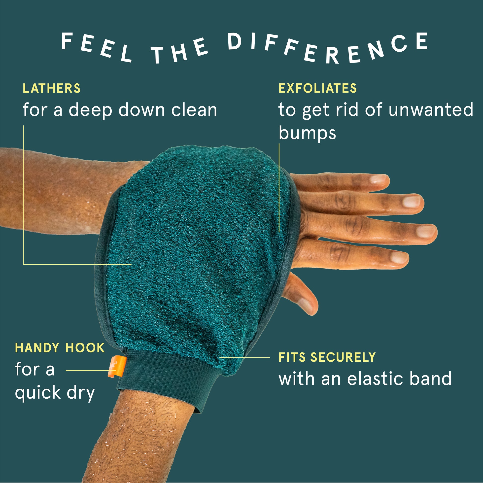 Sport Grooming and Body Mitts, Assorted Colors, 3 Count
