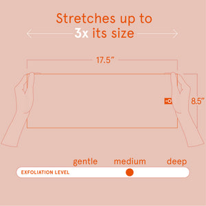 Bath and Body Exfoliating Stretch Cloth