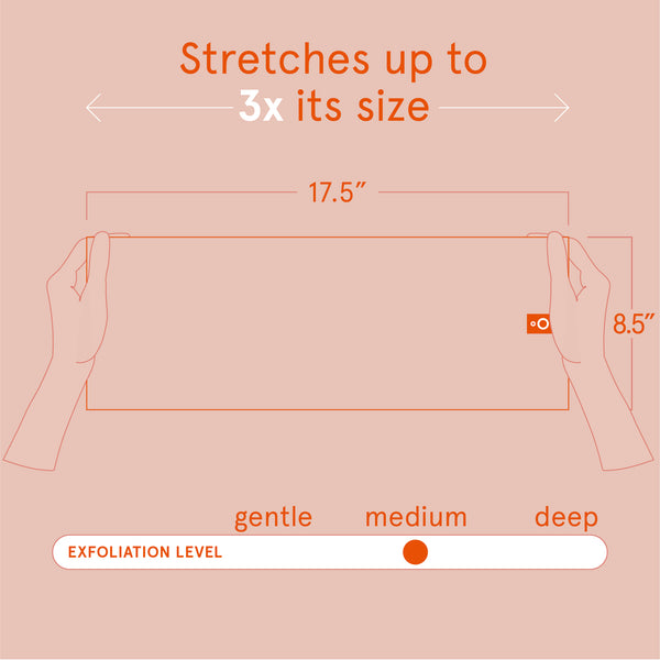 Bath and Body Exfoliating Stretch Cloth