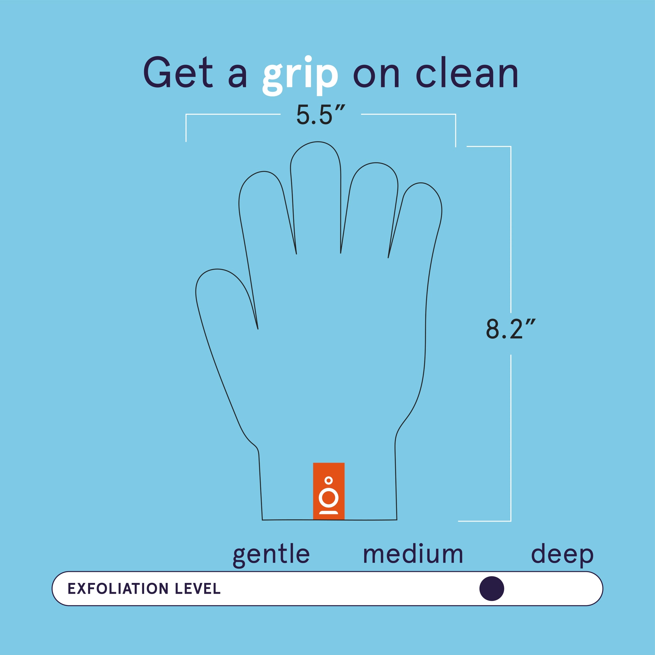 Detoxify Exfoliating Body Gloves, 3 Pair – 6 Count