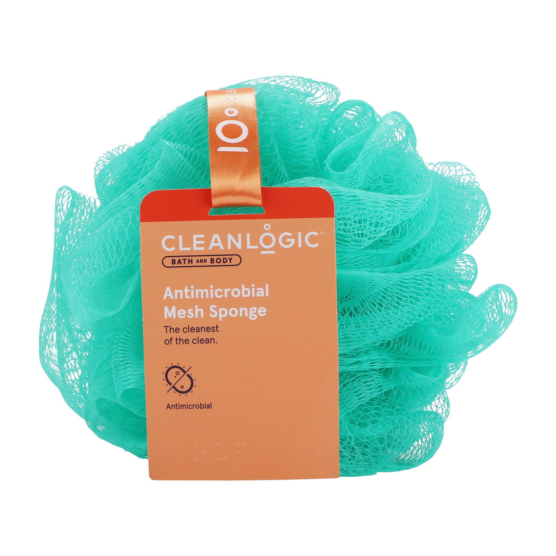 Bath and Body Antimicrobial Mesh Sponge, 2pk