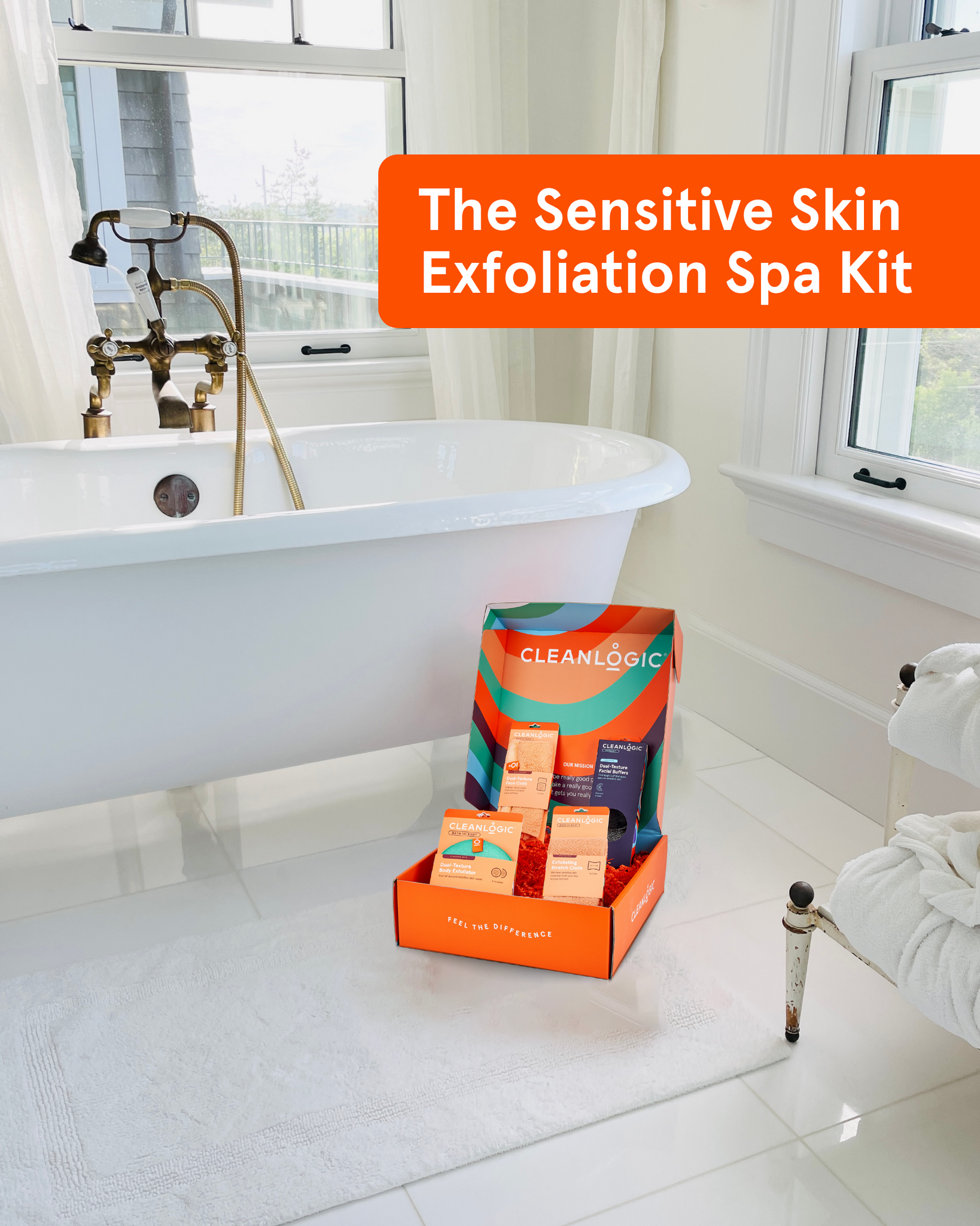  Clean Logic Silky Mesh Bath & Shower Sponge : Beauty