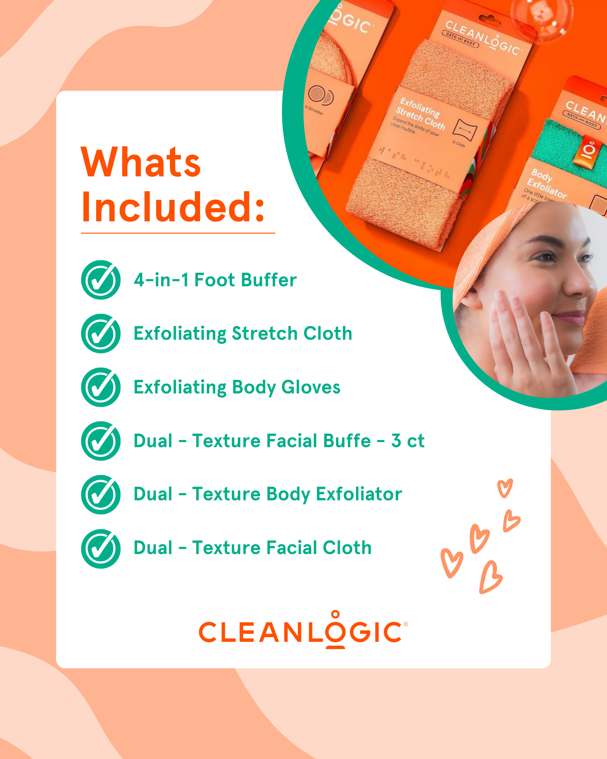 Cleanlogic Deluxe Exfoliation Gift Set