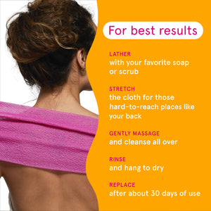 Exfoliating Stretch Cloth