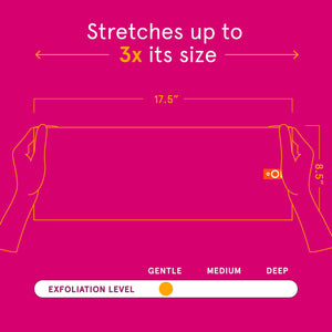 Exfoliating Stretch Cloth
