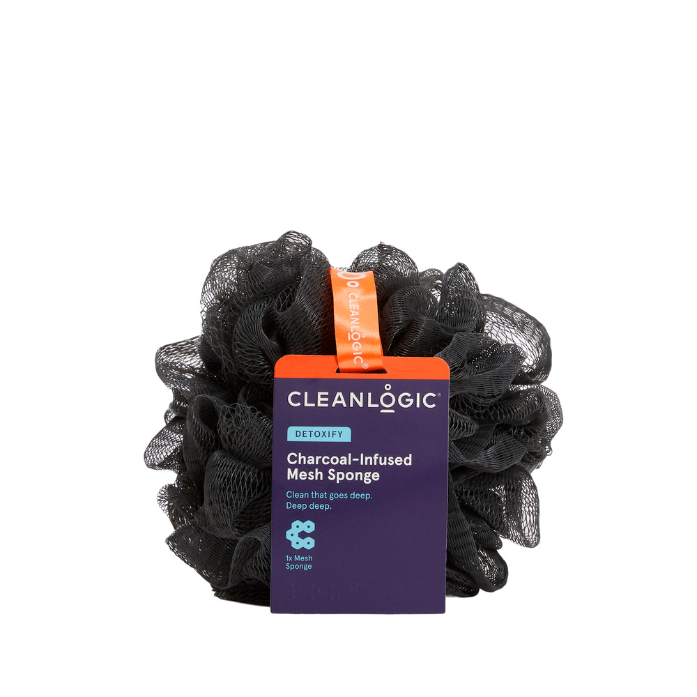 Detoxify Charcoal-Infused Mesh Sponge