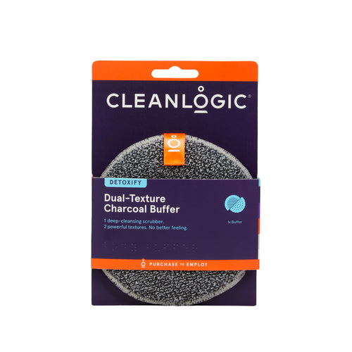 Dual-Texture Body Exfoliator from Cleanlogic Body Care — dual-texture exfoliation that reveals softer, smoother skin.
