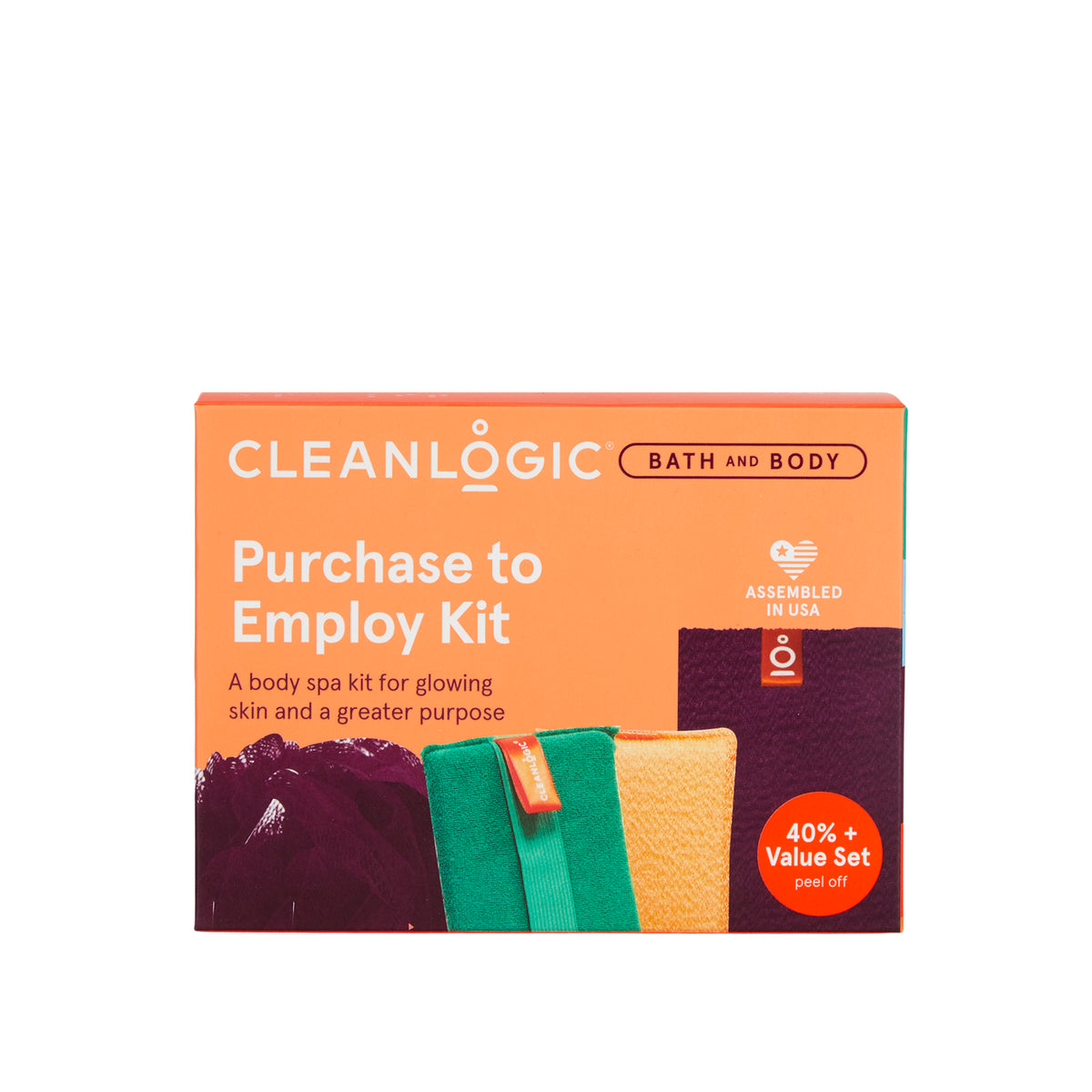 Cleanlogic Cleanogic Purchase to Employ Exfoliating Gift Set, Perfect for Gifting & Self-Care