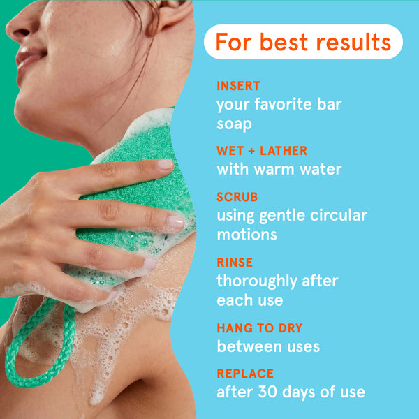 Soap Saver best results. Model using soap saver