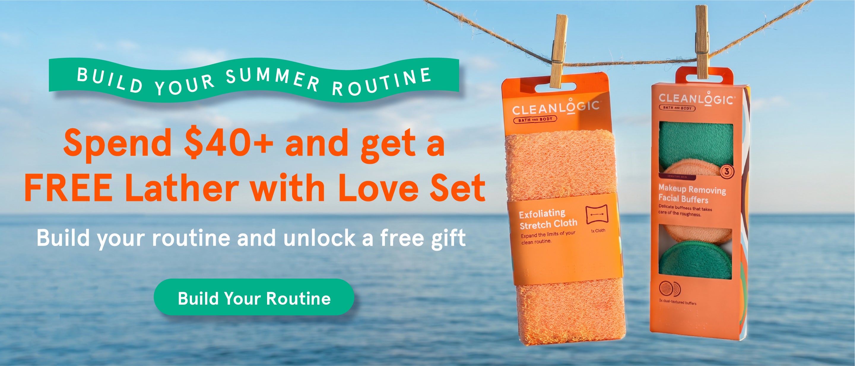 spend $40 and get a free lather with love set